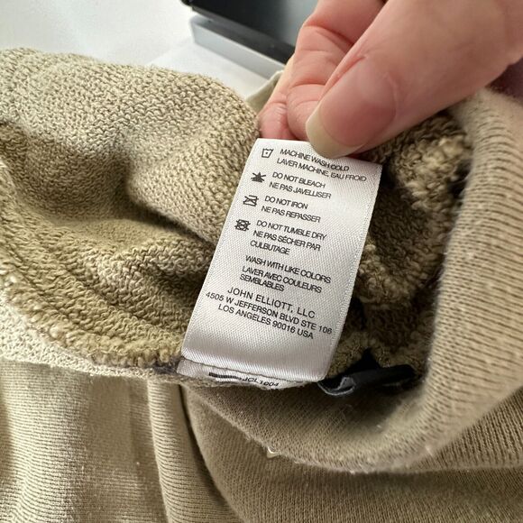 John Elliott Lieutenant Khaki Escobar Drawstring Banded Jogger Zip Pockets 2 - Picture 12 of 16